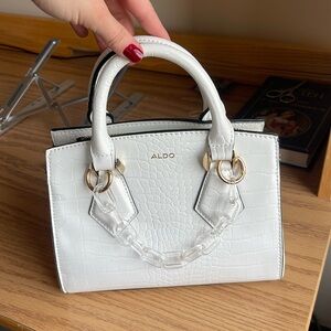 White aldo bag